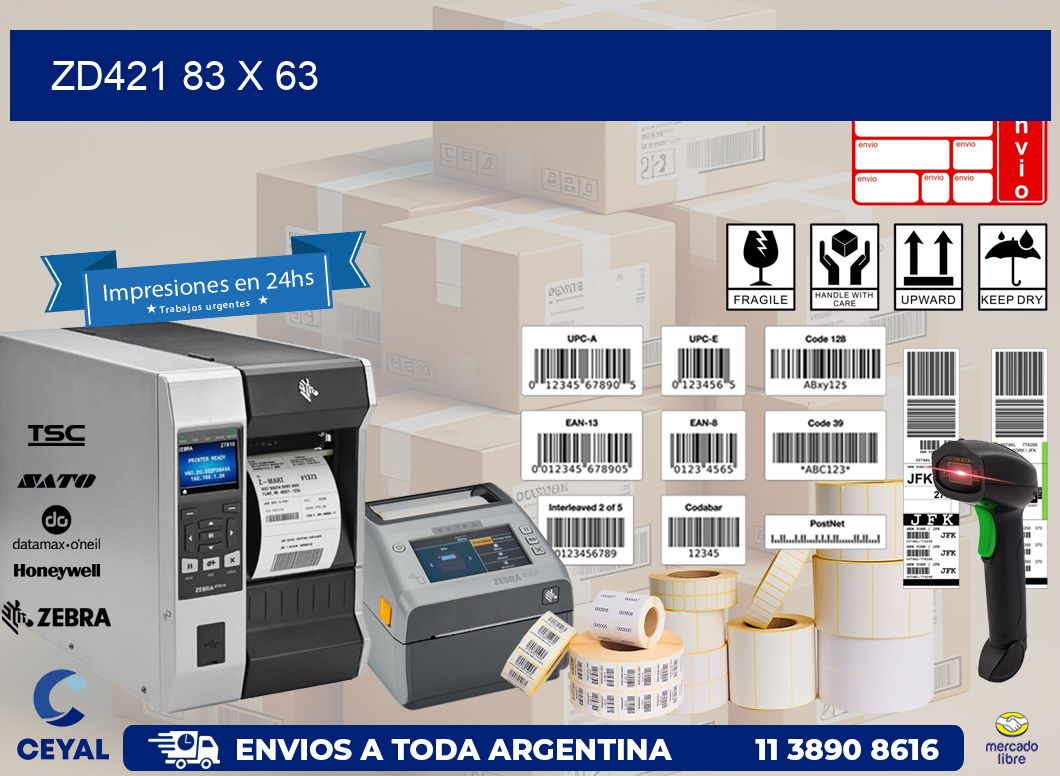 ZD421 83 x 63