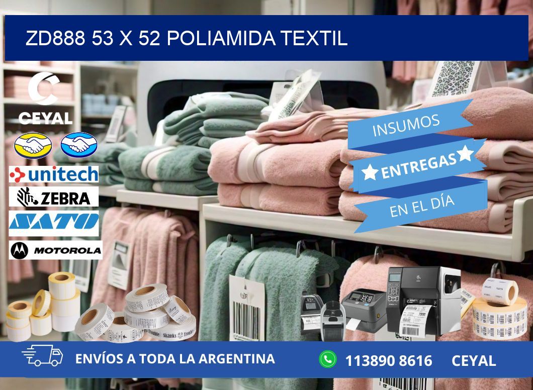 ZD888 53 x 52 POLIAMIDA TEXTIL