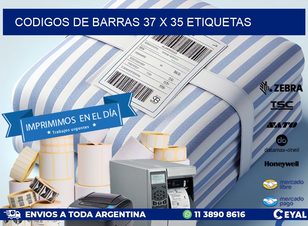 codigos de barras 37 x 35 etiquetas