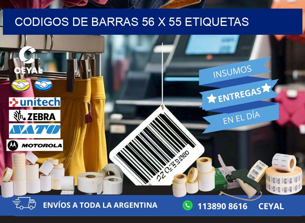 codigos de barras 56 x 55 etiquetas