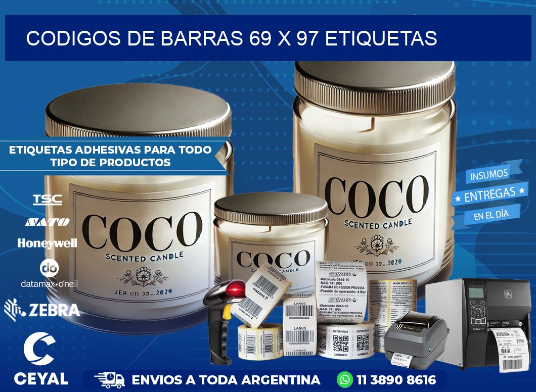 codigos de barras 69 x 97 etiquetas
