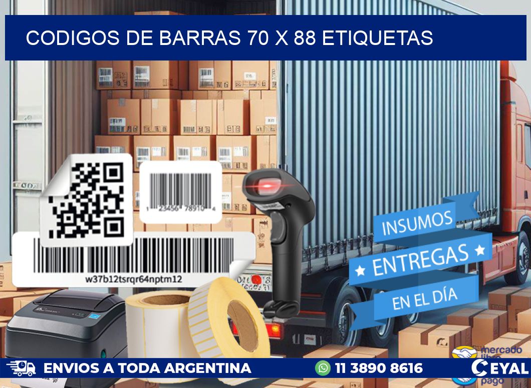codigos de barras 70 x 88 etiquetas