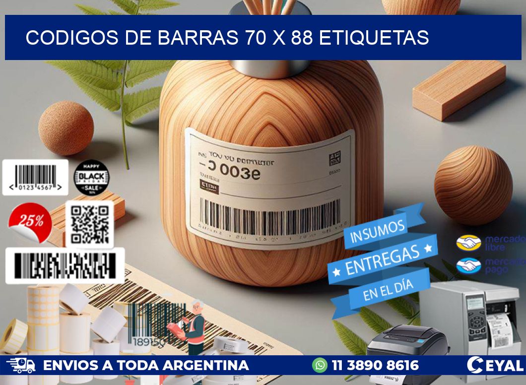 codigos de barras 70 x 88 etiquetas