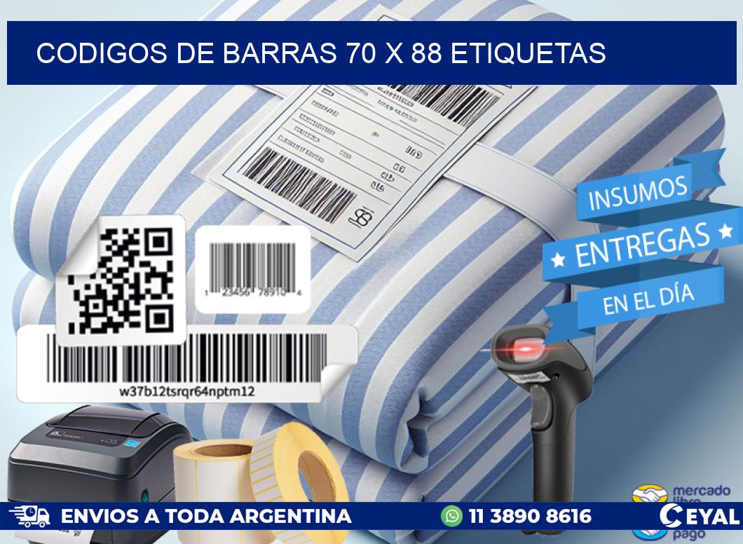 codigos de barras 70 x 88 etiquetas