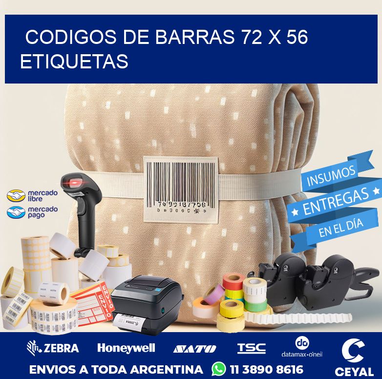 codigos de barras 72 x 56 etiquetas