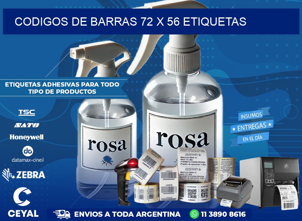 codigos de barras 72 x 56 etiquetas