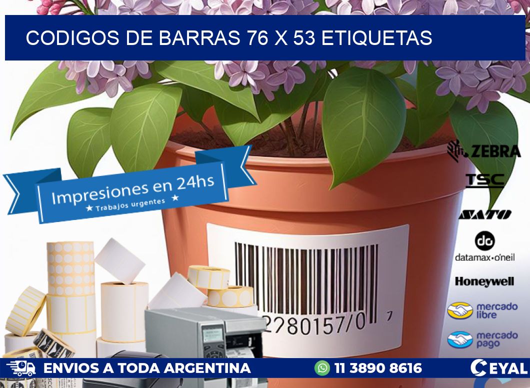 codigos de barras 76 x 53 etiquetas