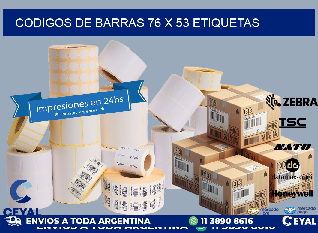 codigos de barras 76 x 53 etiquetas