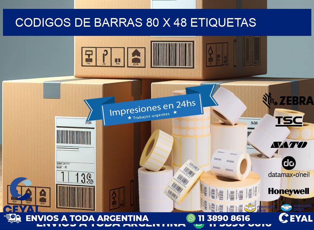 codigos de barras 80 x 48 etiquetas