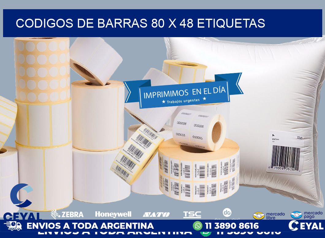 codigos de barras 80 x 48 etiquetas