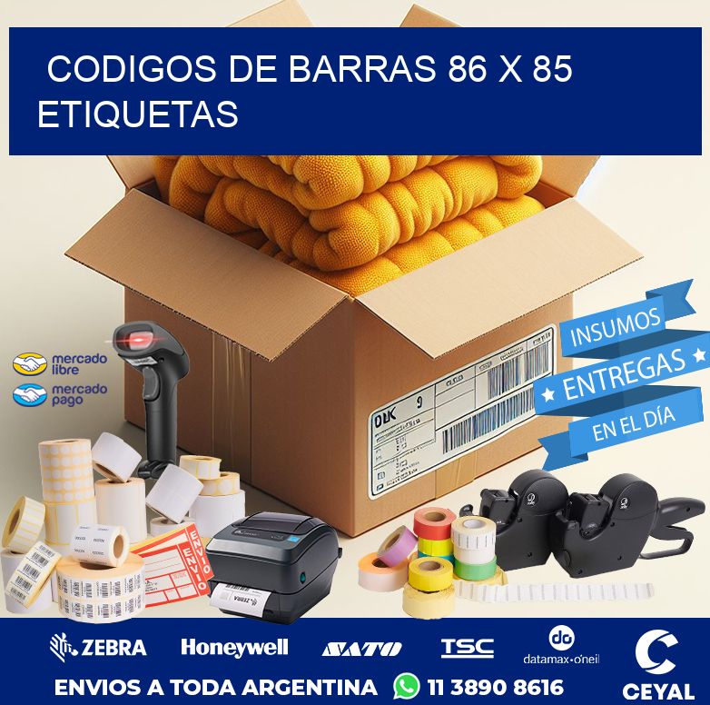 codigos de barras 86 x 85 etiquetas