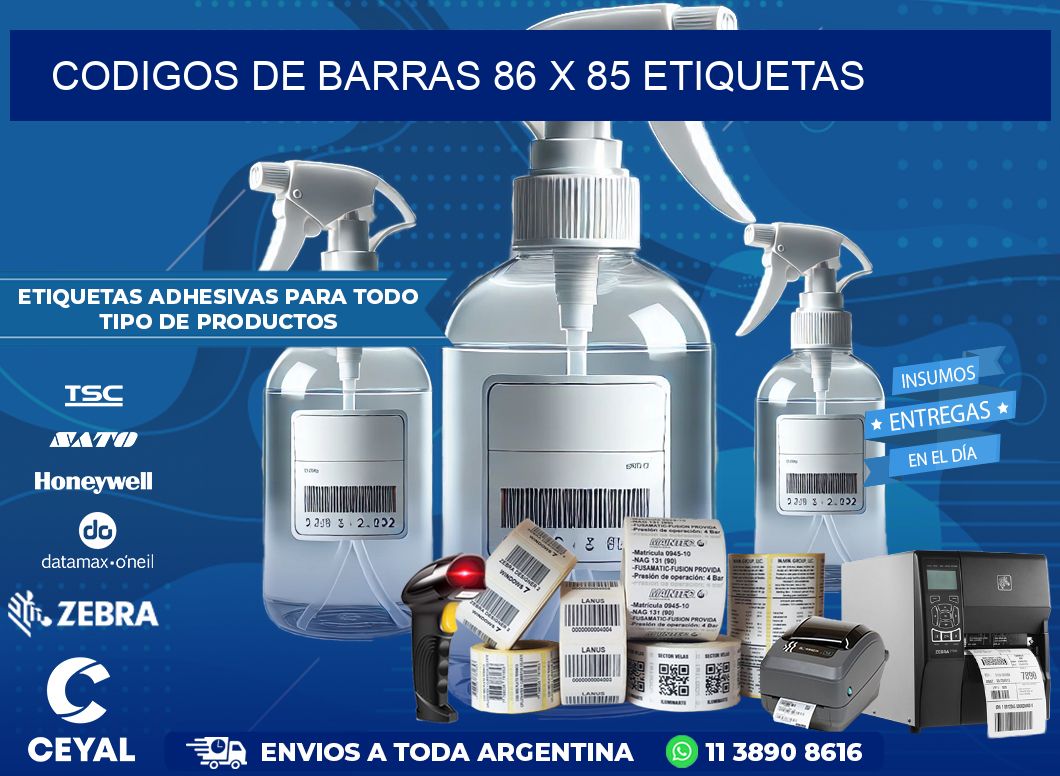 codigos de barras 86 x 85 etiquetas