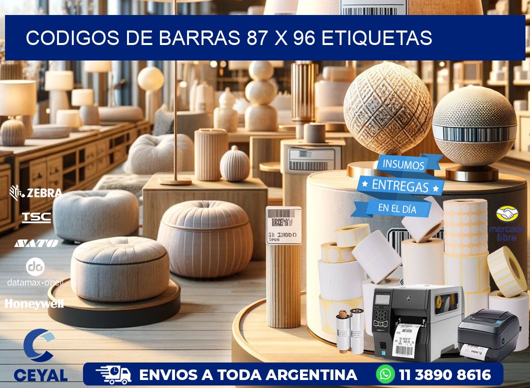 codigos de barras 87 x 96 etiquetas