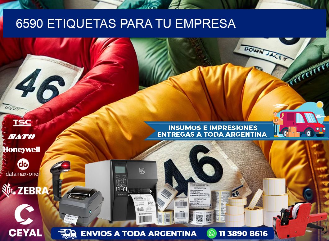 6590 etiquetas para tu empresa