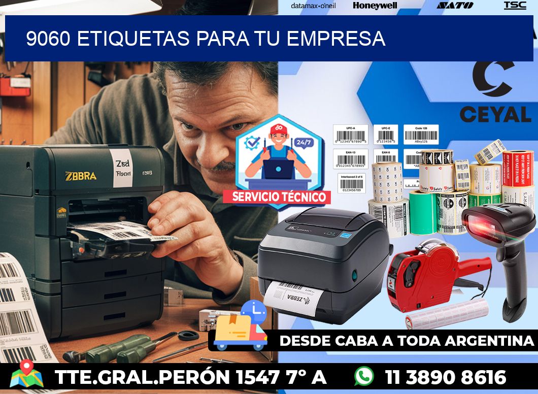9060 etiquetas para tu empresa