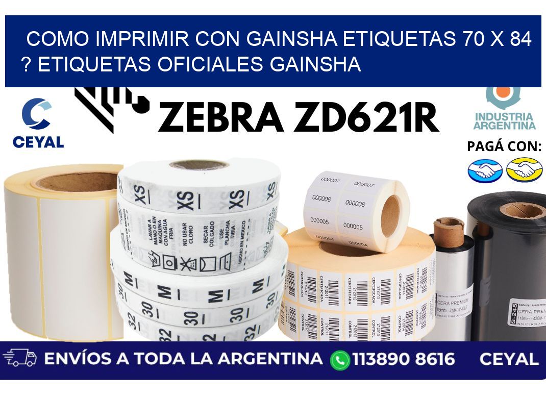 como imprimir con gainsha etiquetas 70 x 84 ? etiquetas oficiales gainsha
