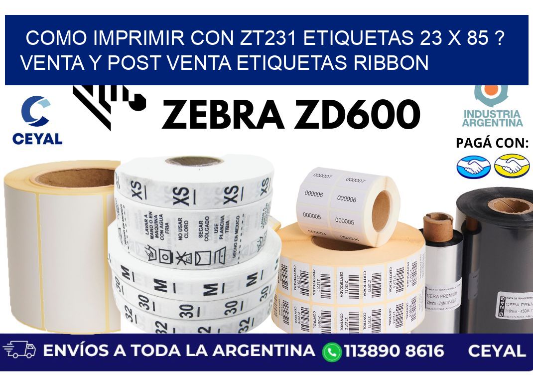 como imprimir con zt231 etiquetas 23 x 85 ? Venta y post venta etiquetas ribbon
