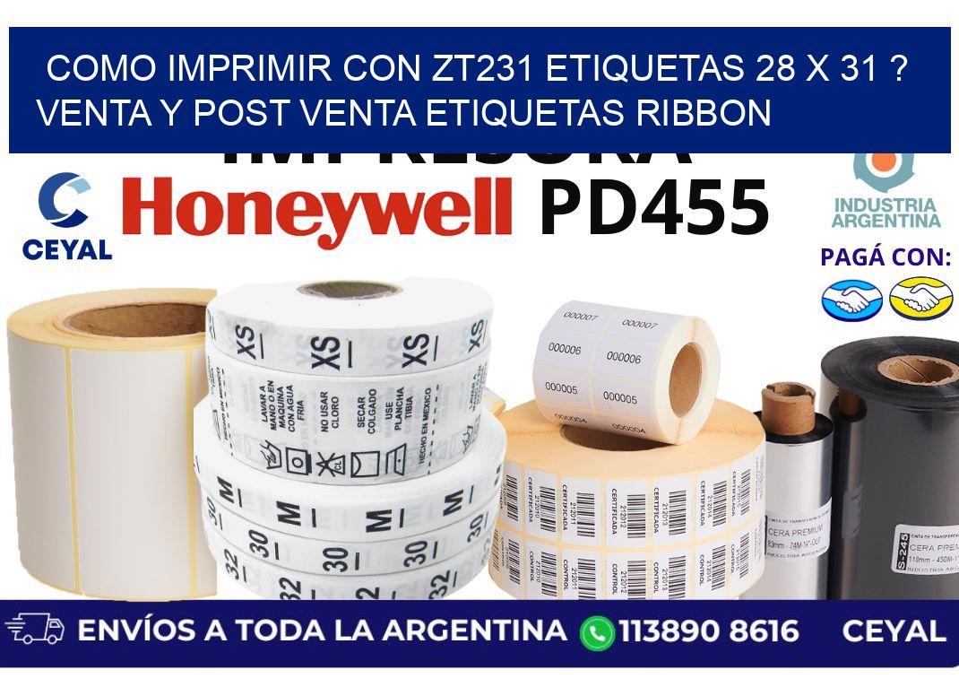 como imprimir con zt231 etiquetas 28 x 31 ? Venta y post venta etiquetas ribbon