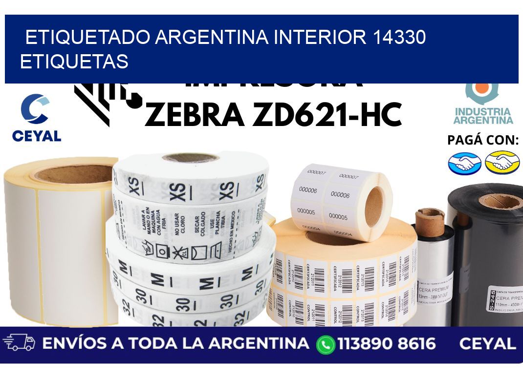 etiquetado argentina interior 14330 etiquetas