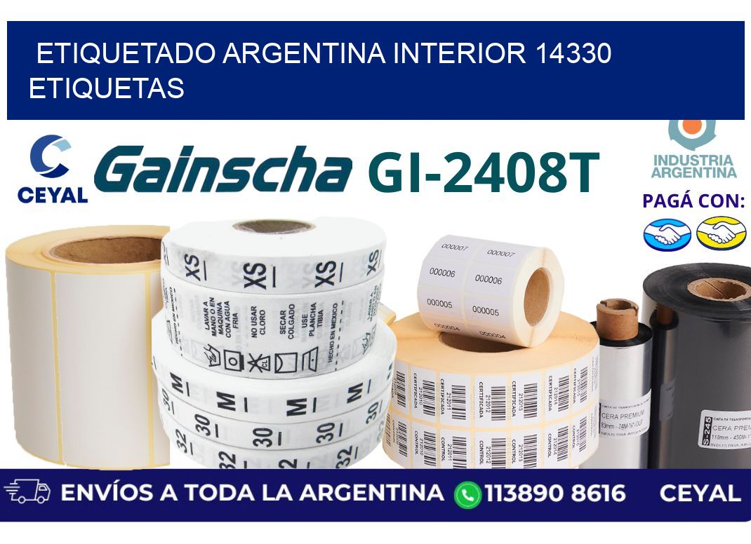 etiquetado argentina interior 14330 etiquetas