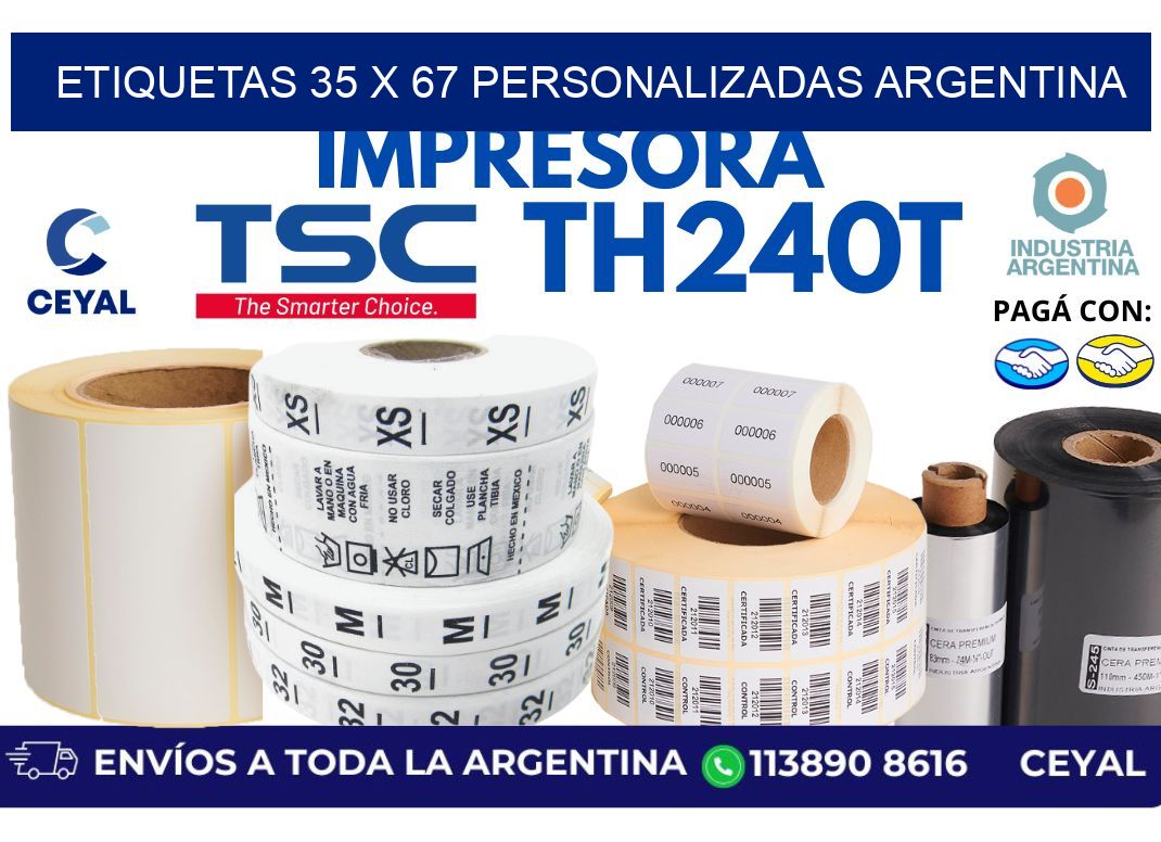 etiquetas 35 x 67 personalizadas argentina