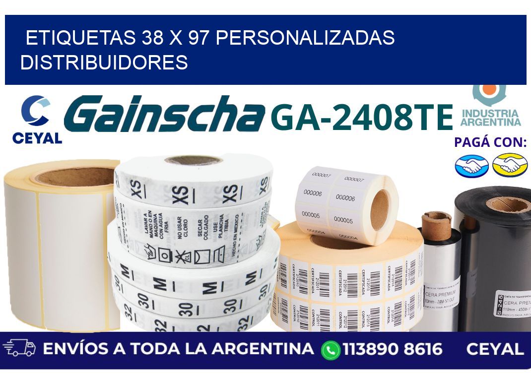 etiquetas 38 x 97 personalizadas distribuidores