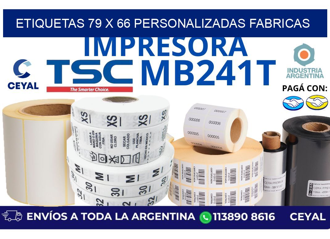 etiquetas 79 x 66 personalizadas fabricas