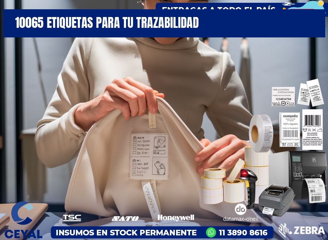10065 etiquetas para tu trazabilidad