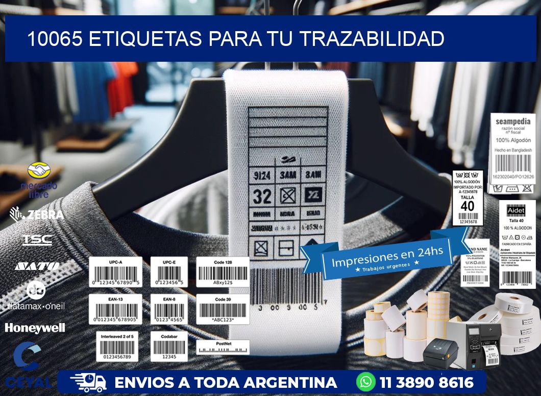 10065 etiquetas para tu trazabilidad