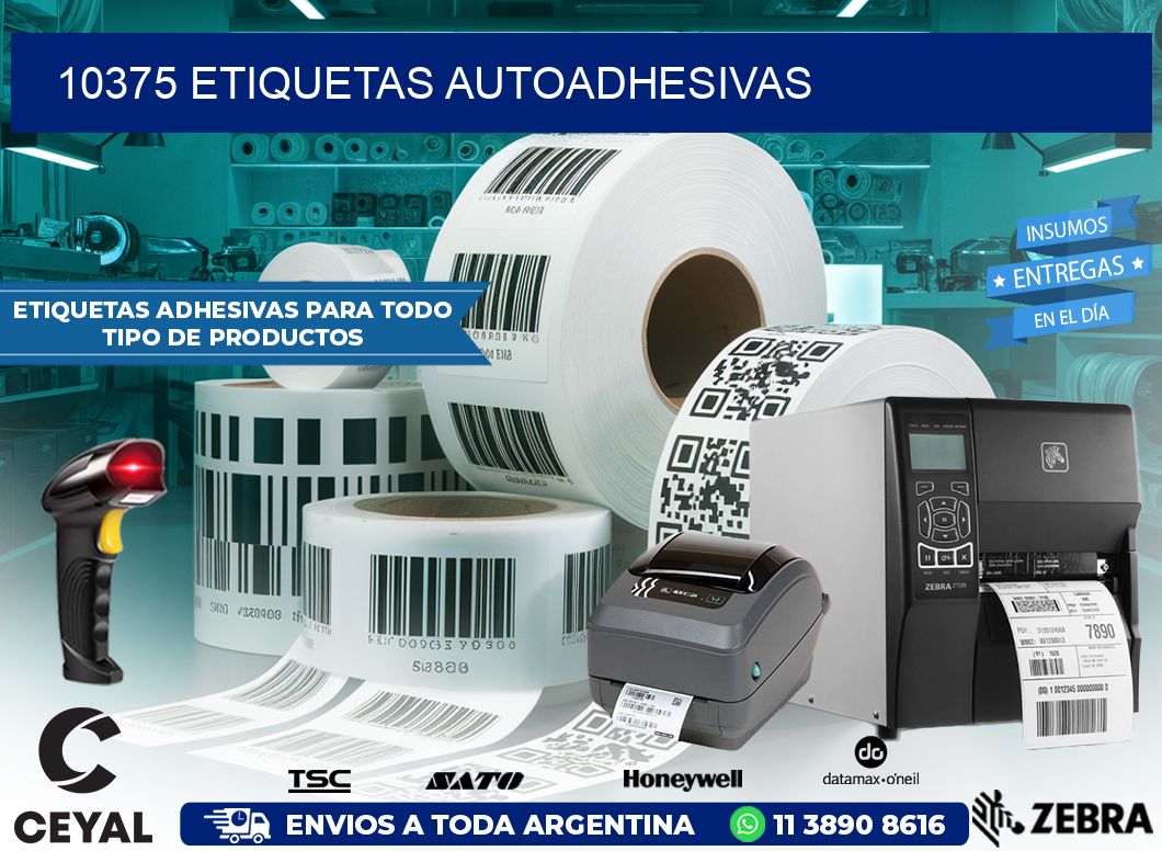 10375 etiquetas autoadhesivas