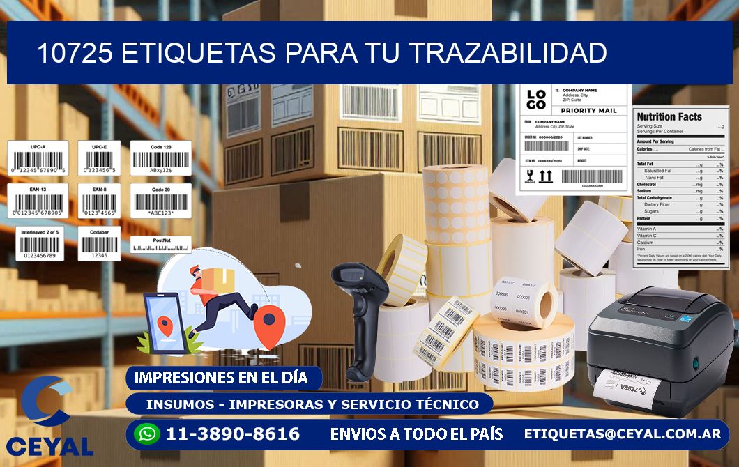 10725 etiquetas para tu trazabilidad