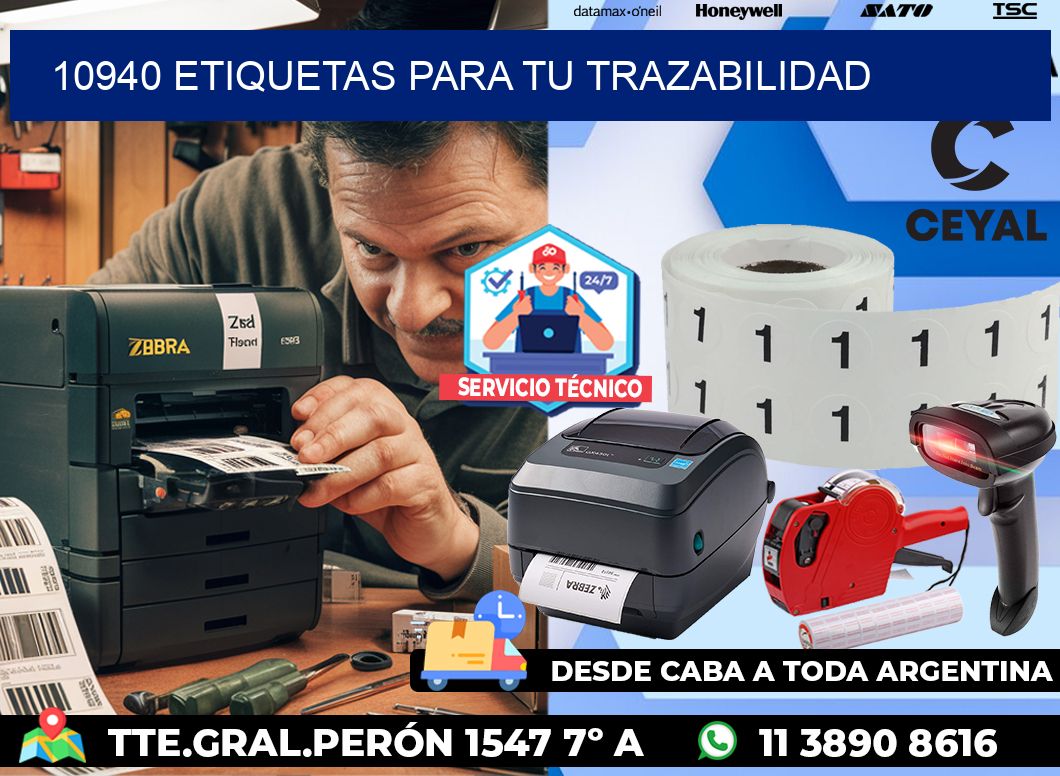 10940 etiquetas para tu trazabilidad