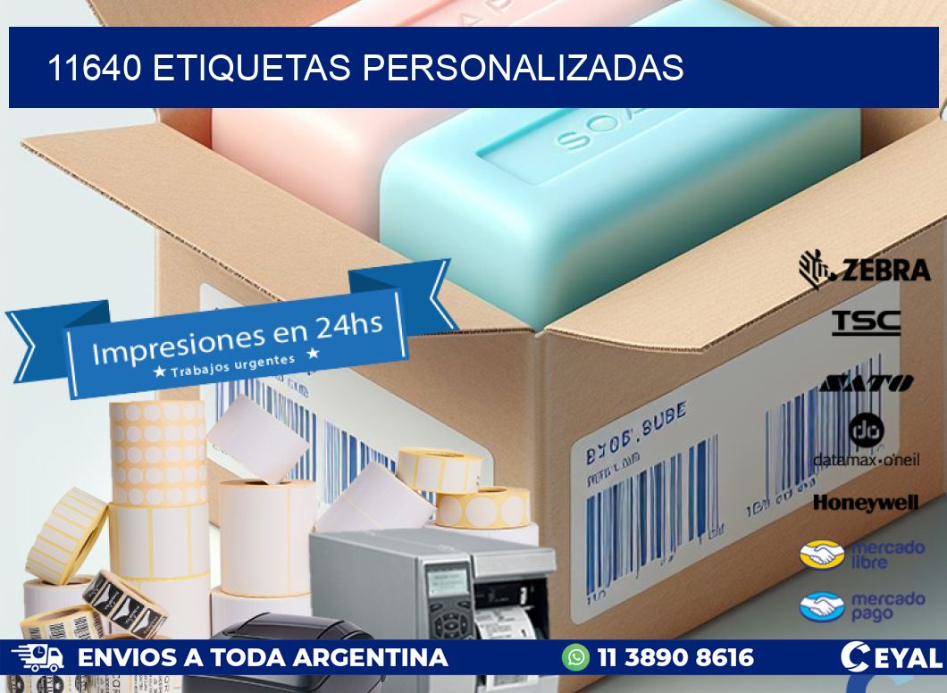 11640 Etiquetas personalizadas
