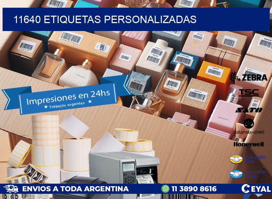 11640 Etiquetas personalizadas