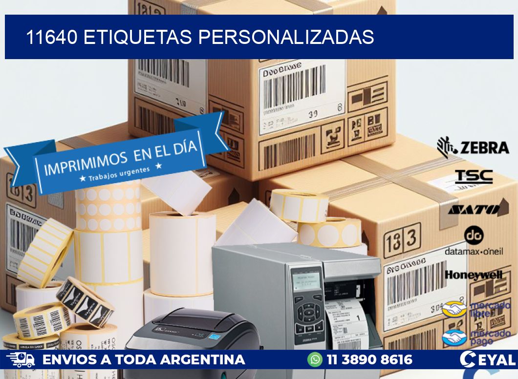 11640 Etiquetas personalizadas