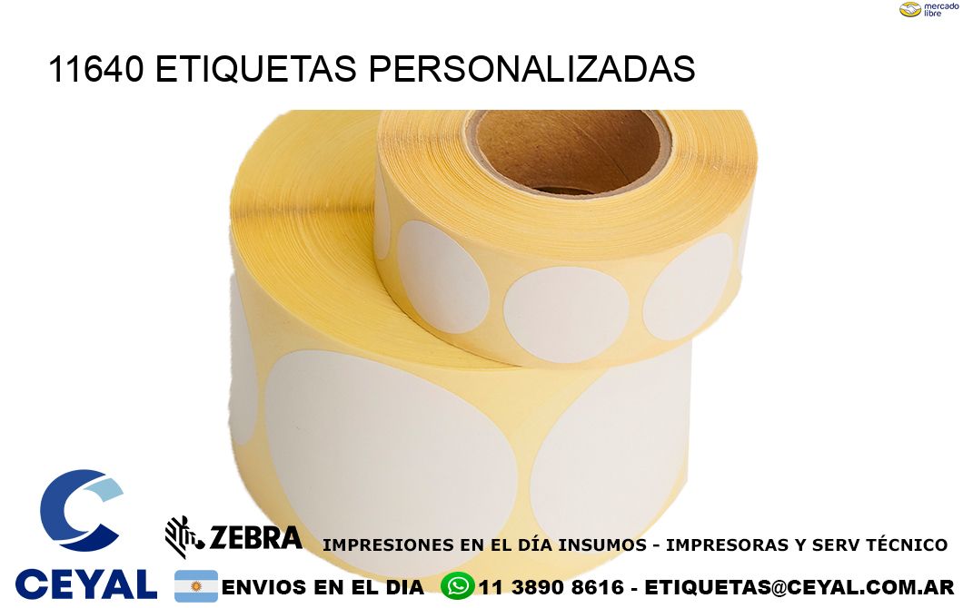 11640 Etiquetas personalizadas