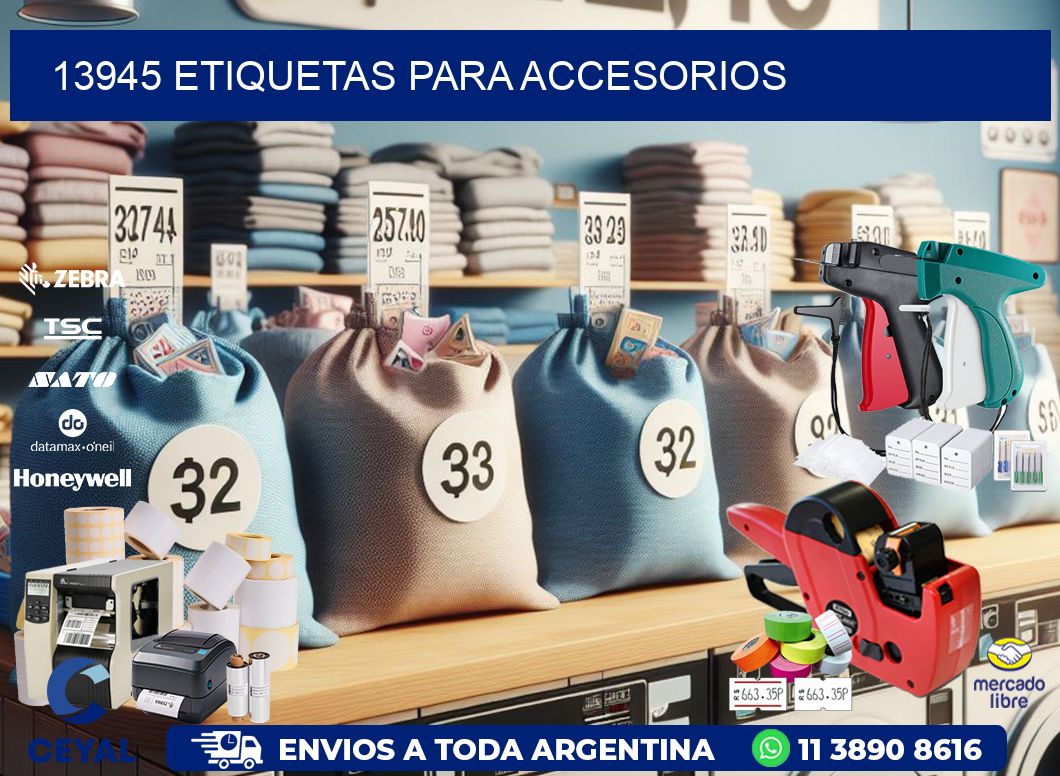 13945 Etiquetas para accesorios