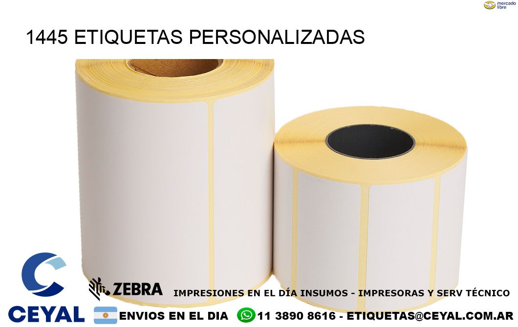 1445 Etiquetas personalizadas
