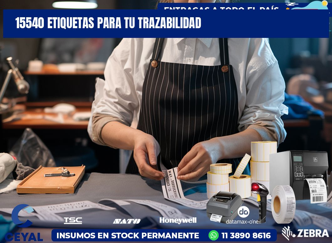 15540 etiquetas para tu trazabilidad