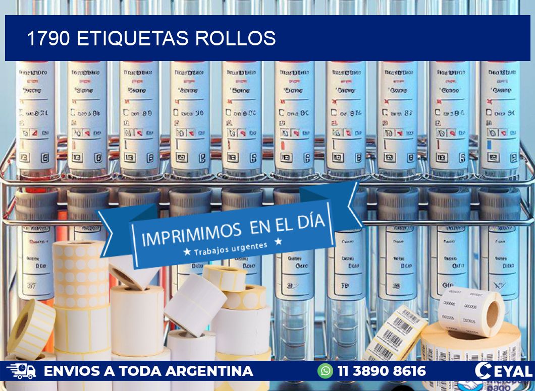 1790 Etiquetas rollos