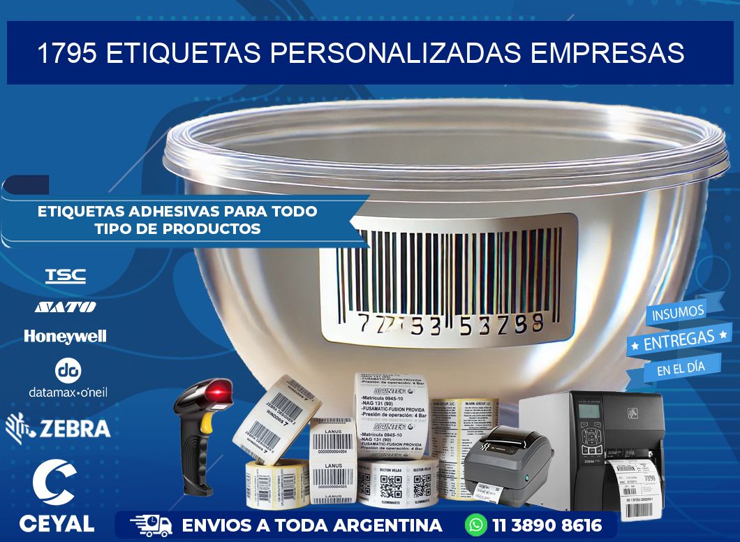 1795 Etiquetas personalizadas empresas