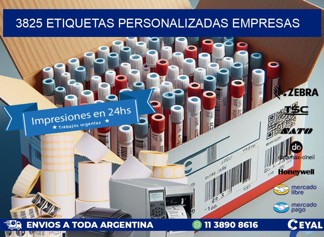 3825 Etiquetas personalizadas empresas