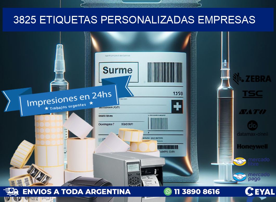 3825 Etiquetas personalizadas empresas