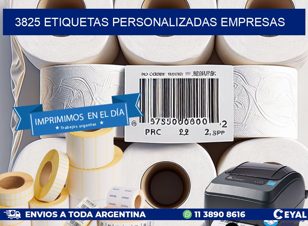 3825 Etiquetas personalizadas empresas