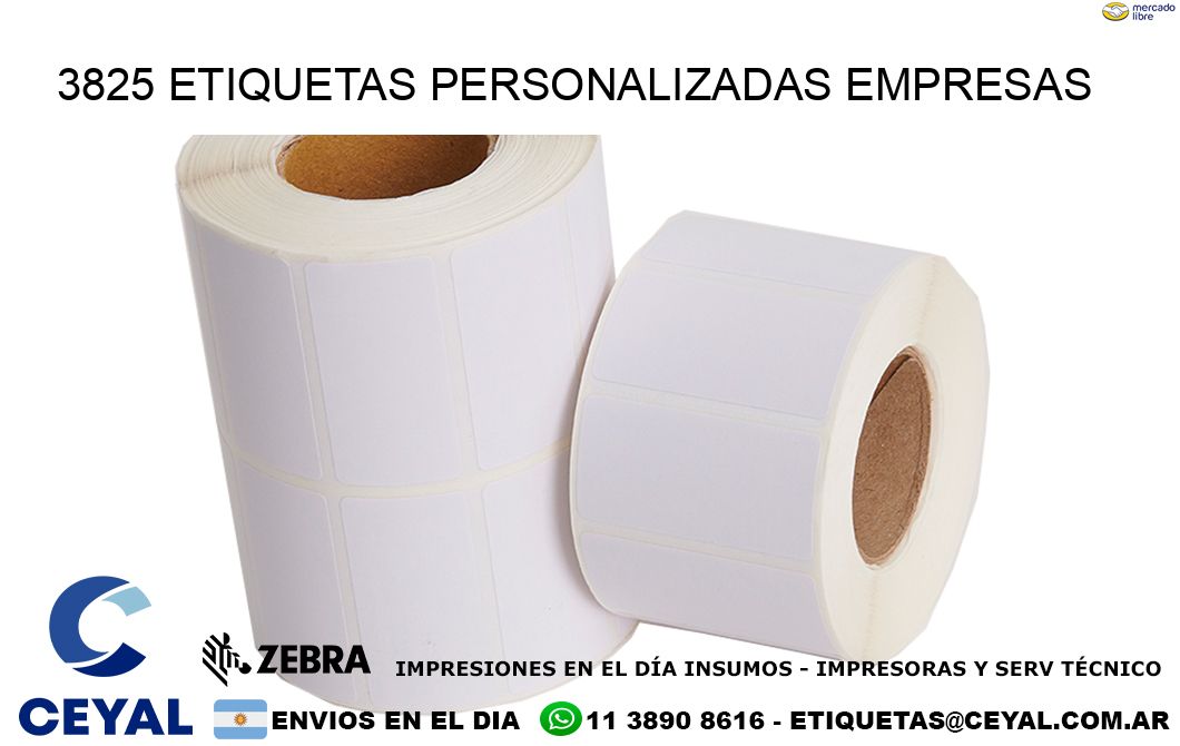 3825 Etiquetas personalizadas empresas