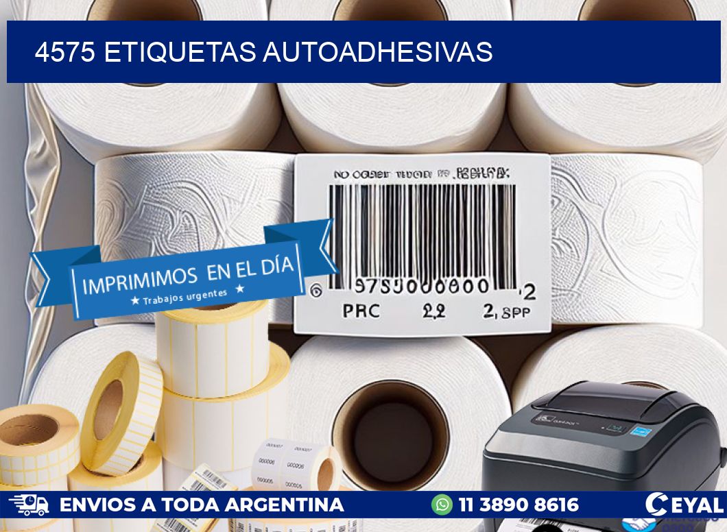 4575 etiquetas autoadhesivas