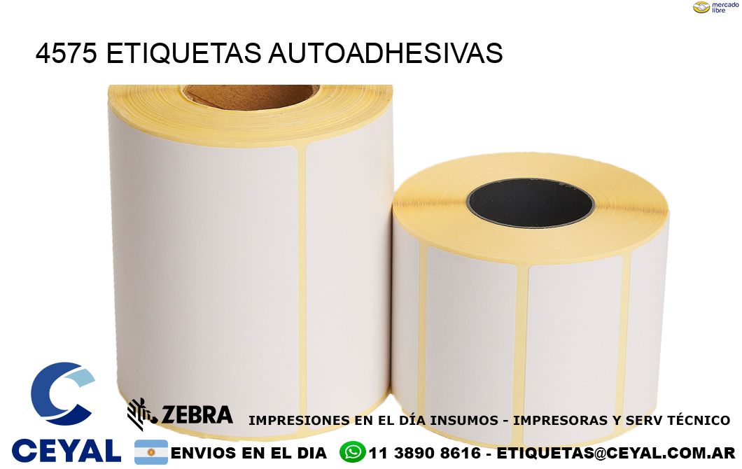 4575 etiquetas autoadhesivas