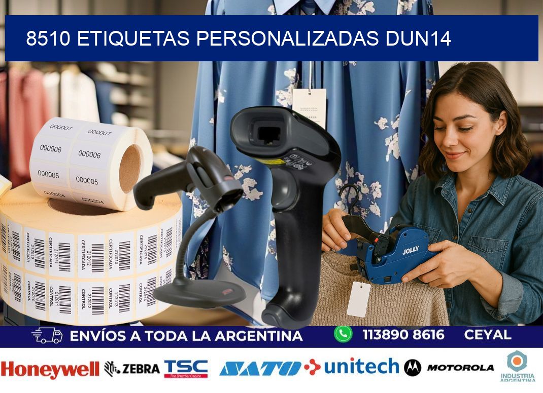 8510 Etiquetas personalizadas dun14