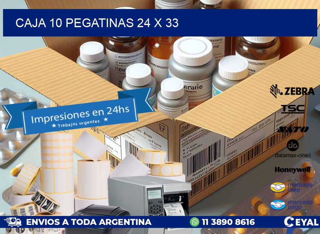 CAJA 10 PEGATINAS 24 x 33