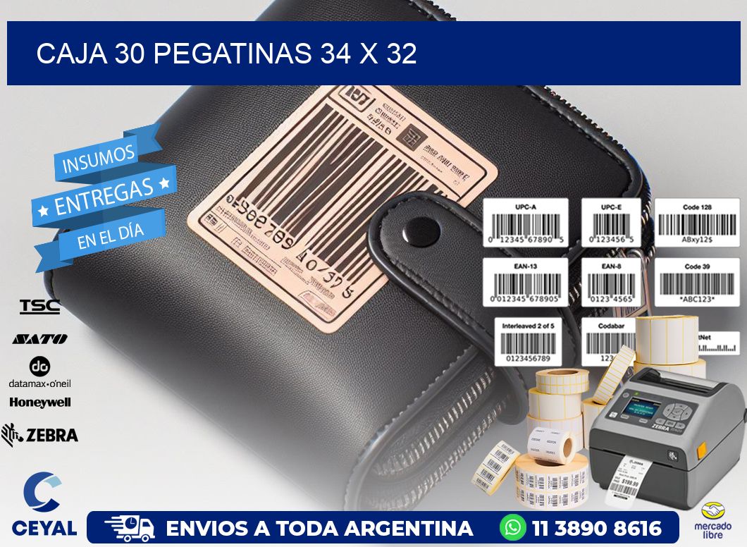 CAJA 30 PEGATINAS 34 x 32